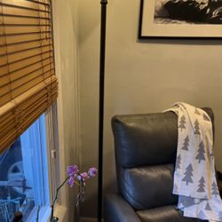 Round Stainless Steel Bistro Table & 2 Stools 