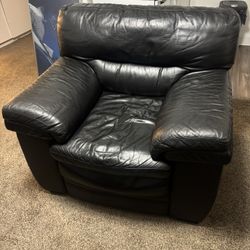 Leather Lazy boy Couch