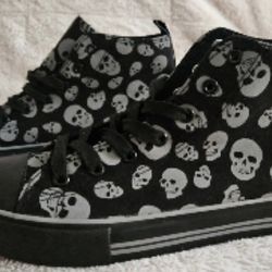 Skull high tops