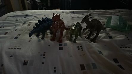 Plastic Dinosaur Toy Figures Set of 4