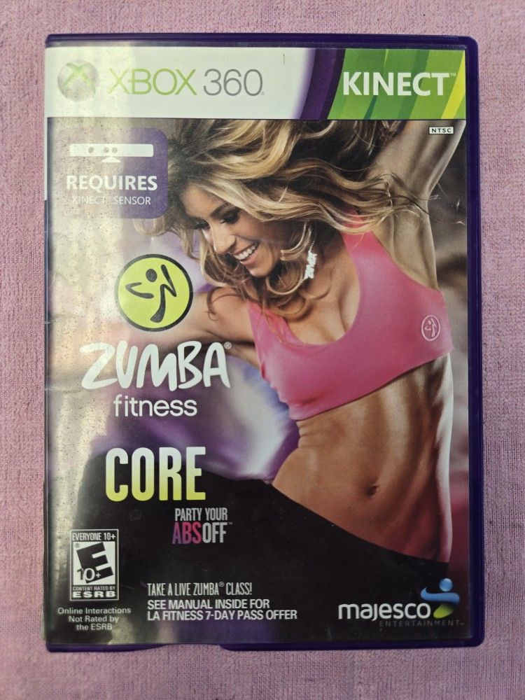 Zumba Fitness Core Xbox 360 Video Game 