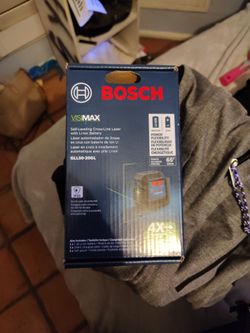 Bosch self-leveling crossline laser