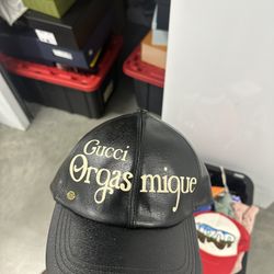 Gucci Orgasmique Leather Hat