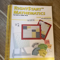 Right Start Mathematics Level C Teachers Manual 1st Edition by Joan A. Cotter