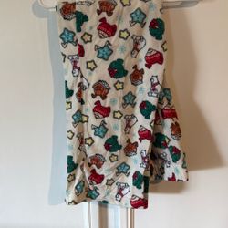 Men’s Soft Fleece Holiday Print Pajama Pants Size L