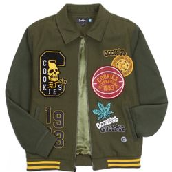 Cookies Varsity Jacket Size Large 
