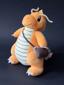 Dragonite Mewtwo Strikes Back Evolution Plush Plushie Stuffed Animal Toy Nintendo Pokémon Movie Japan Collectible by Banpresto