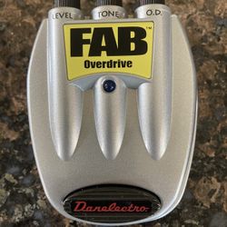 NEW DANELECTRO FAB OVERDRIVE GUITAR PEDAL