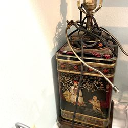 Vintage Collectible Asian Tea Lamp