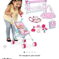 Girl Baby Doll Set