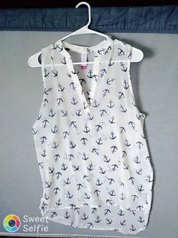 Navy Anchor Designed Top