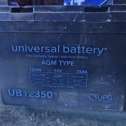 2 Universal 12v Battery's UB 12350