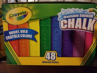 Crayola chalk 48 colors