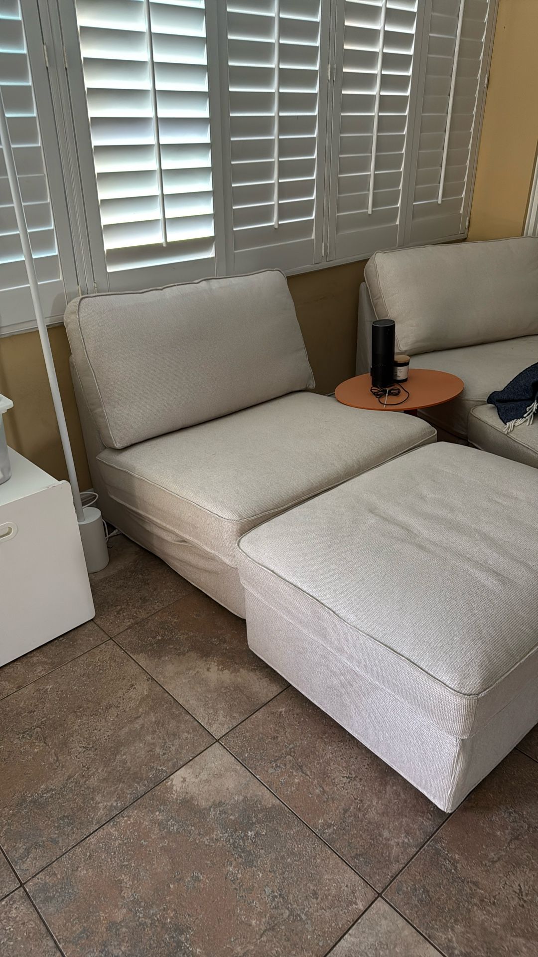IKEA KIVIK Sleeper Sofa Chair And Ottoman