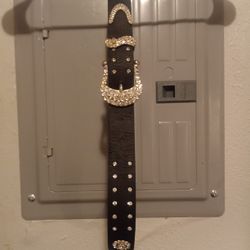 Women's Belt Medium 100% Faux Leather 34X36 