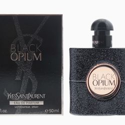Yves Saint Laurent Eau De Parfum Spray for Women, Black Opium, 1.6 Ounce