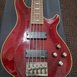 SCHECTER DIAMOND SERIES OMEN EXTREME 5 STRING BASS.