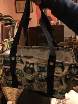 Owl child’s diaper bag