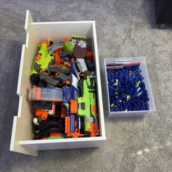 Nerf Guns & Storage Drawer