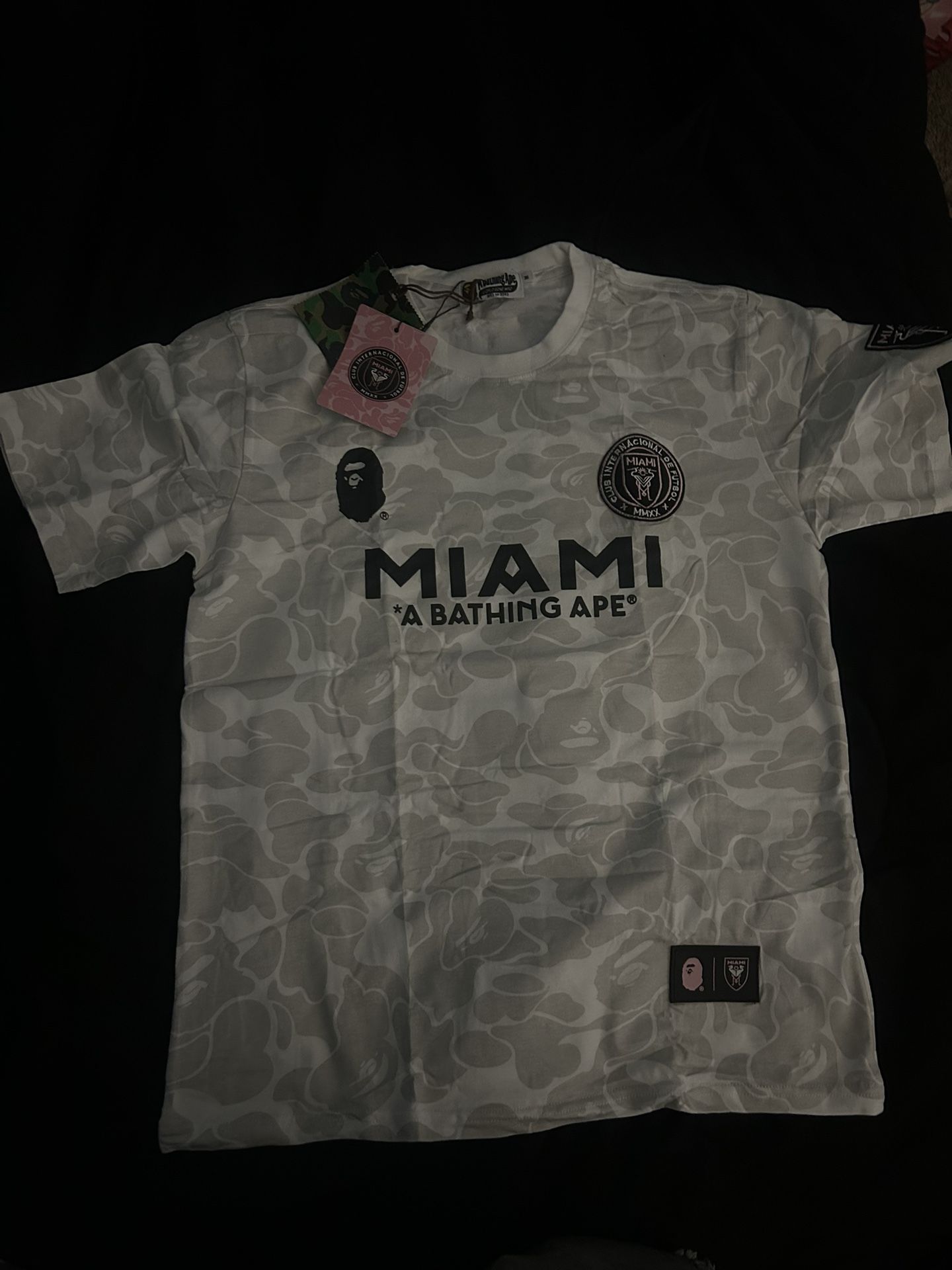 BAPE x inter Miami CF Camo tee Size/ medium