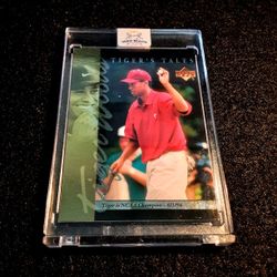 Tiger Woods 2001 Upper Deck NCAA Champion 6/1/96! Golf LEGEND 