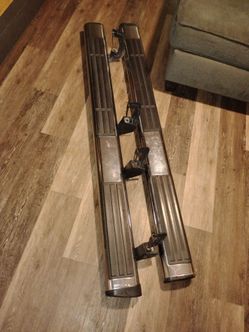 Running boards for GMC Chevy or Ford universal have all 8 brackets for them