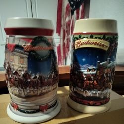 Budweiser Beer Steins