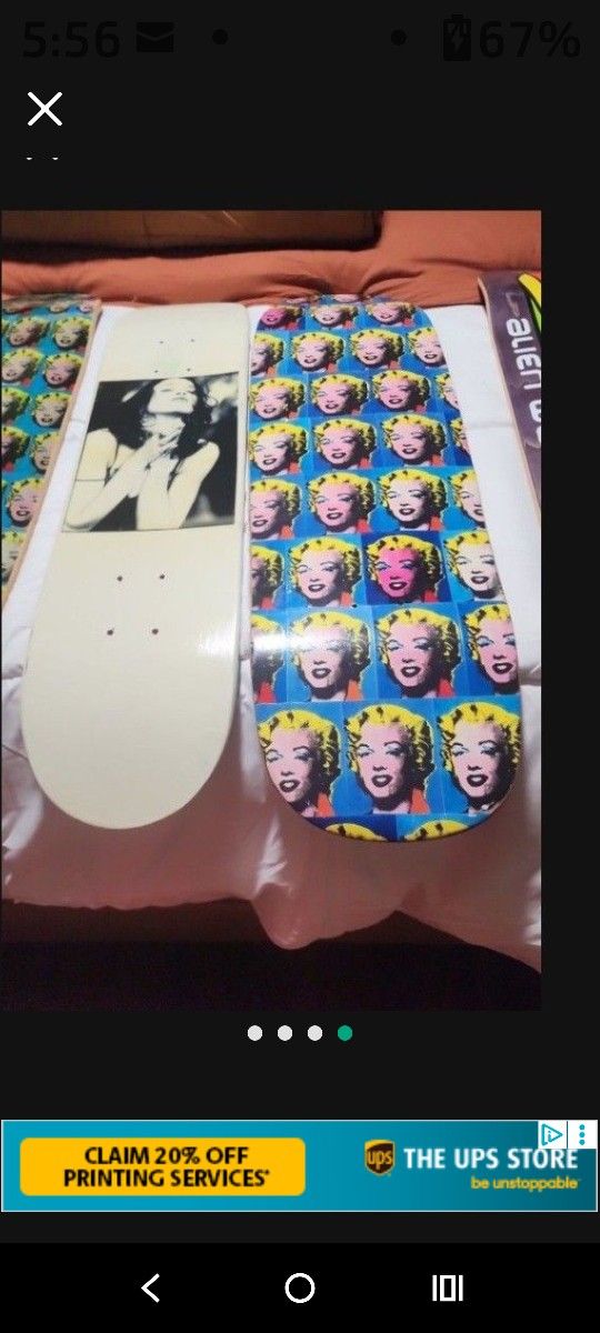SKATEBOARD DECKS! Some Are Very Rare! Each one is $125 Each!! Not negotiable!!