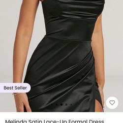Melinda Satin Dress
