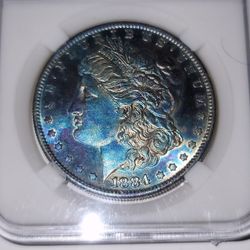 1884-S Morgan Silver Dollar MS65