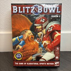 Blitz Bowl Season 2 Warhammer Board Game Gladiatorial Sports Mayhem Complete