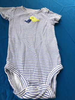 Just one you 9 months stripped onsie