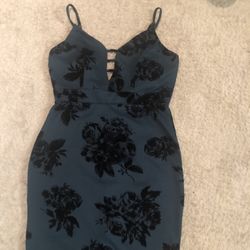 Green And Black Dress