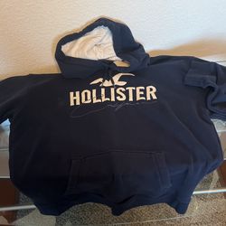Men’s XL Hollister Hoodie Navy