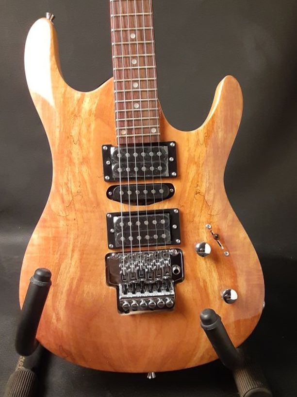 Gitano Electric Guitar Spalted Maple top