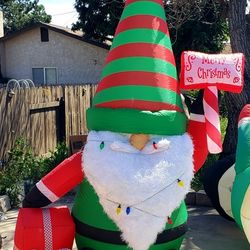 Christmas Inflatables Gnome