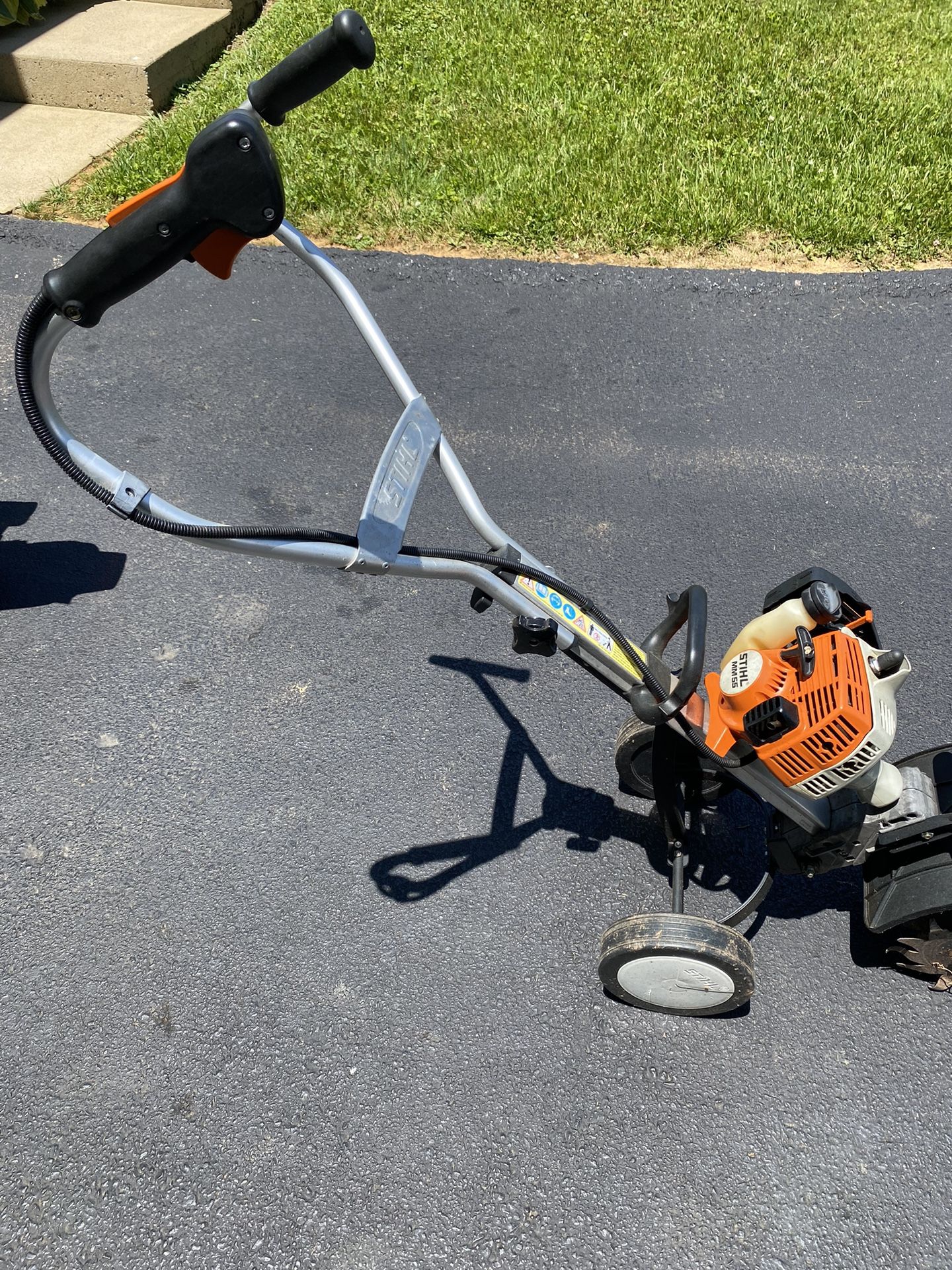 Stihl MM 55 Garden Tiller 125.00 Or Trade For Stihl Straight Shaft Weedeater
