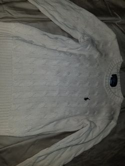 Pre owned kid size 5 polo sweater