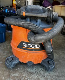 RIDGID WD1270 12 Gallon 5.0 HP Wet Dry Shop Vacuum Vac Cleaner w/ Hose Used