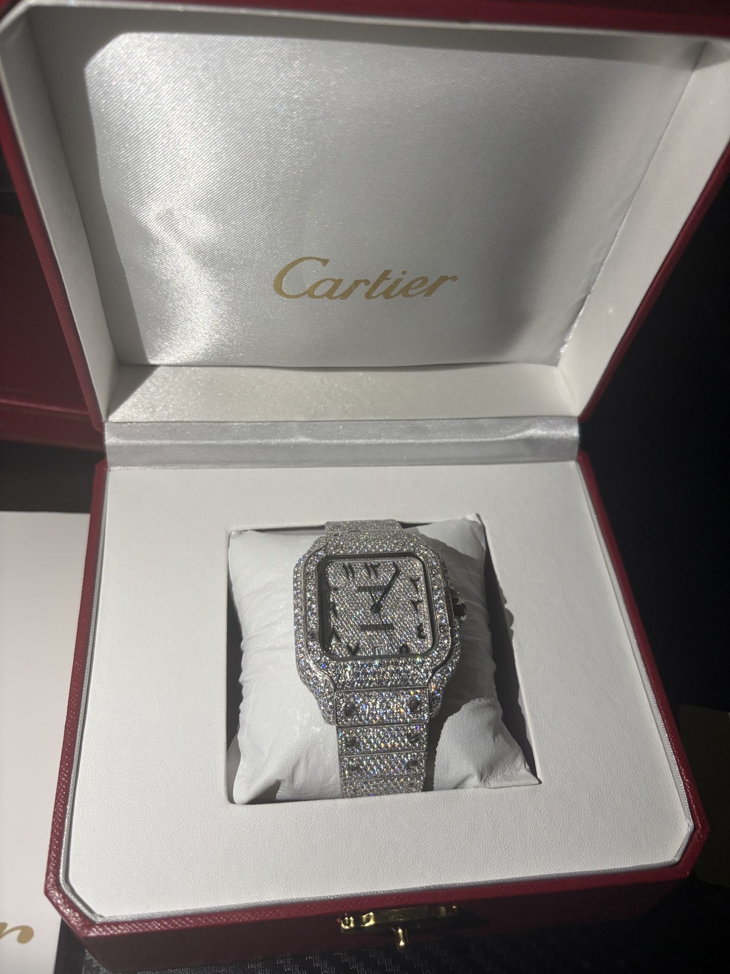 Moissanite Cartier Watch
