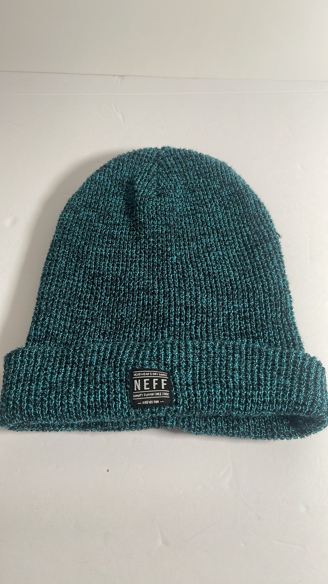 Neff Beanie Blueish Green Color.