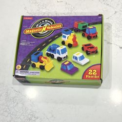 Mix & Match Magnetic Vehicles (Lakeshore Learning) Build & Play Cars, Trucks, Trains - Developmental, Educational Toys, for Toddlers, Preschoolers, Ki