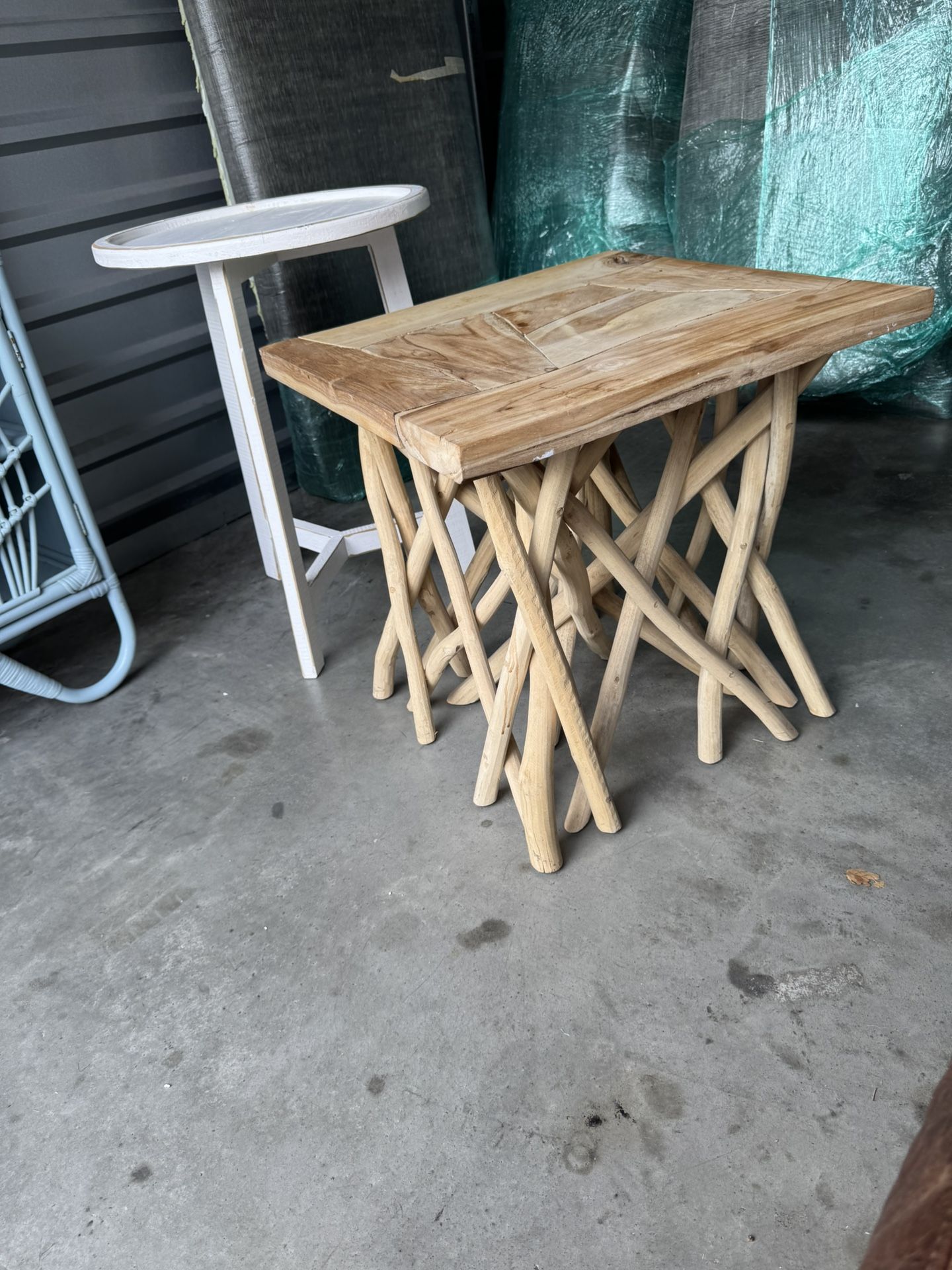 White End Table Or Lamp Table