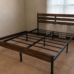 Queen size bed frame