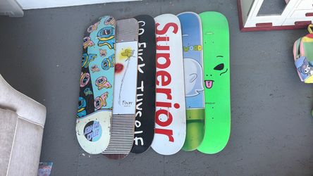 Skateboard decks