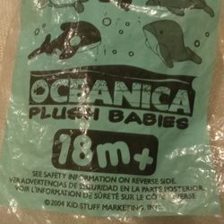Dolphin Plush Babie Oceanica In Bag Toy