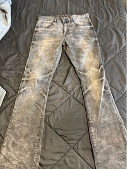 Black Smoke rise Stacked jeans/ W32