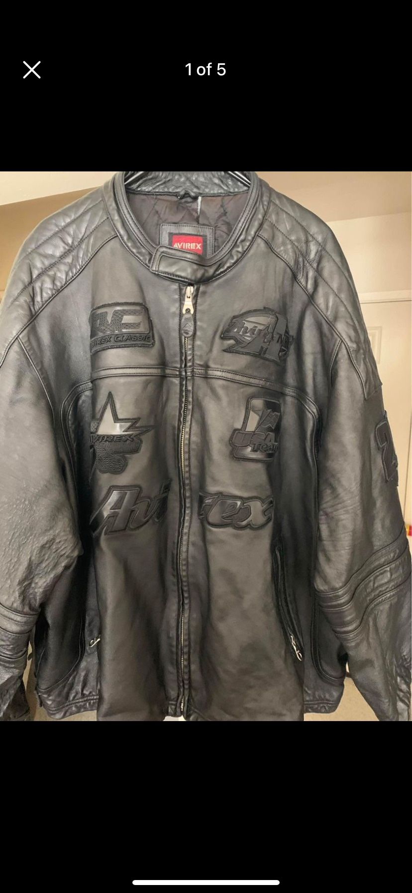 Team USA Avirex Leather Jacket