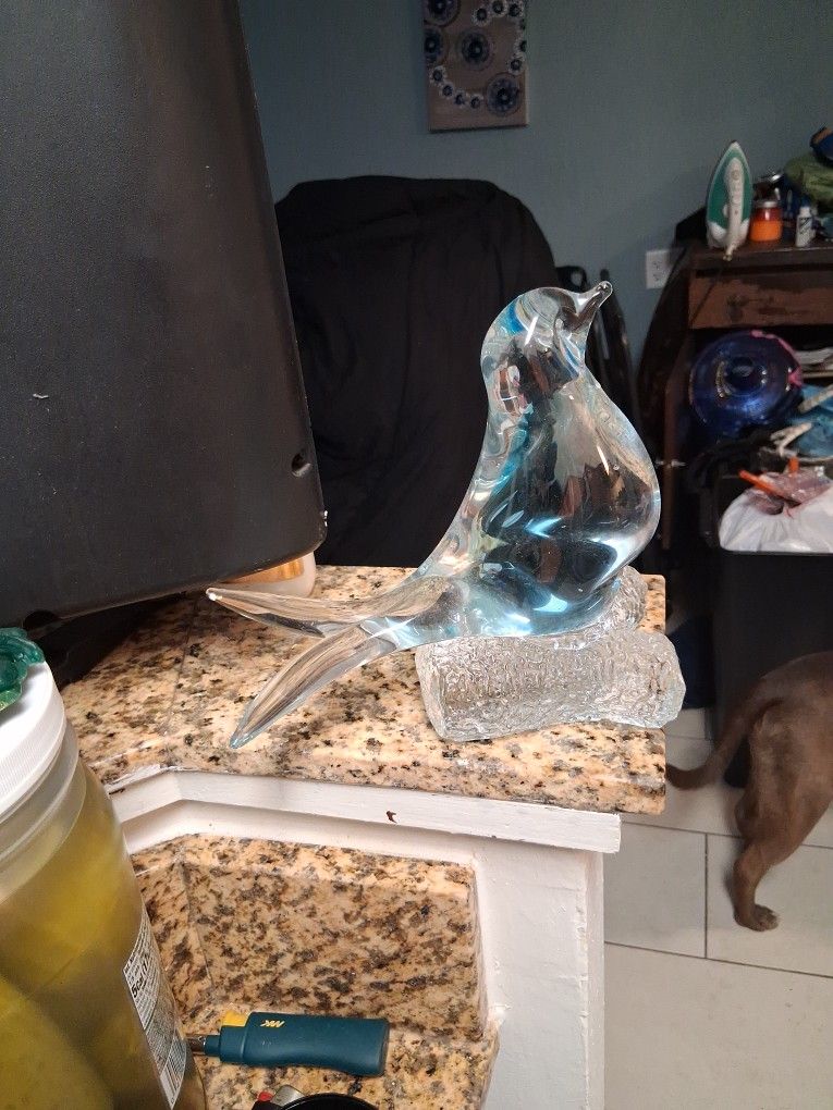 VINTAGE Murano Glass Bird