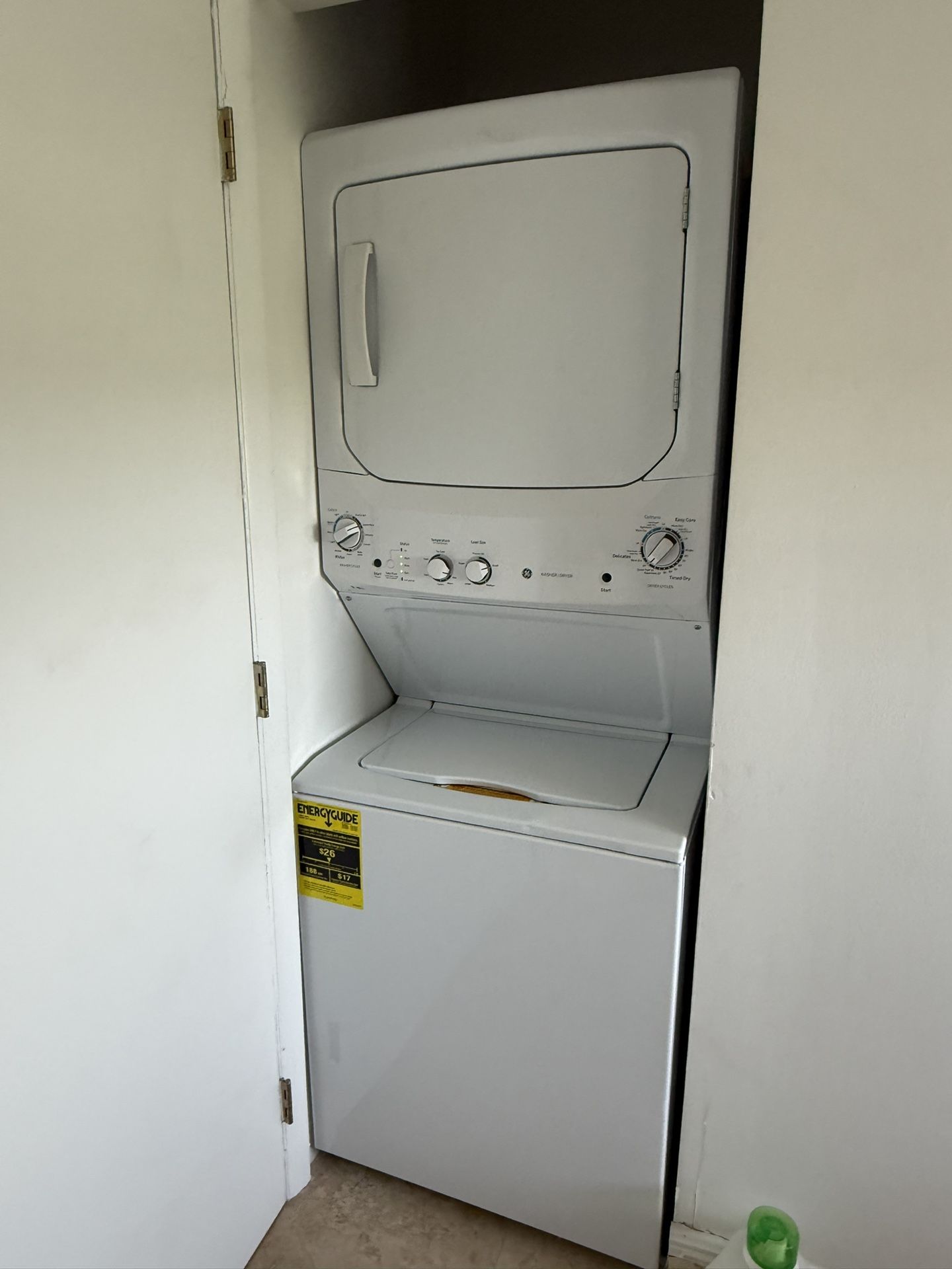 GE Washer And Dryer Combo